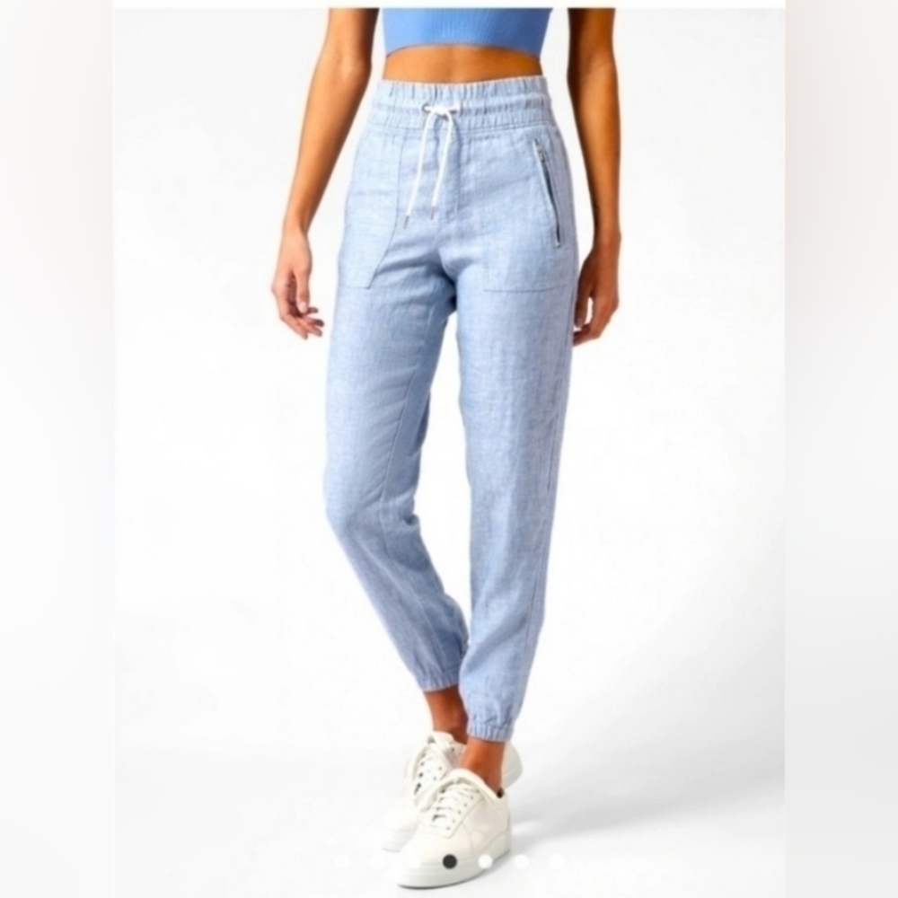 Athleta Cabo Linen Joggers